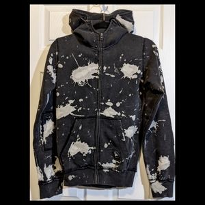 Fallen Jamie Thomas Special Edition Black Paint Splatter Hoodie